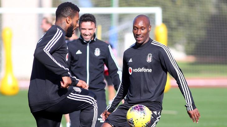 Beşiktaş orta ve şut çalıştı