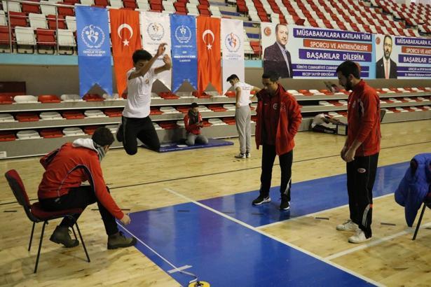Atletizm Federasyonu Ağrı'da yetenek taraması yaptı