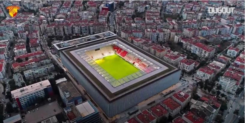 Göztepe'nin yeni stadyumu ışıl ışıl!