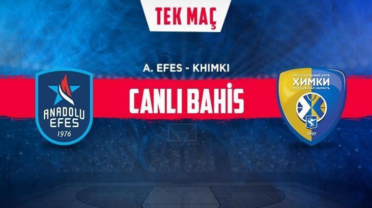 Anadolu Efes - Khimki Moskova maçı iddaa oranları! Heyecan misli.com'da