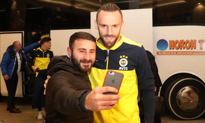 Fenerbahçeli Vedat Muriç'e Rize'de yoğun ilgi