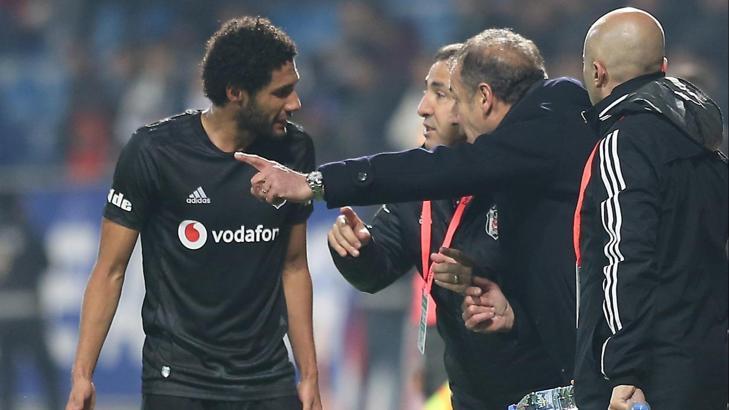 Beşiktaş'ta Elneny'den Abdullah Avcı'ya itiraz