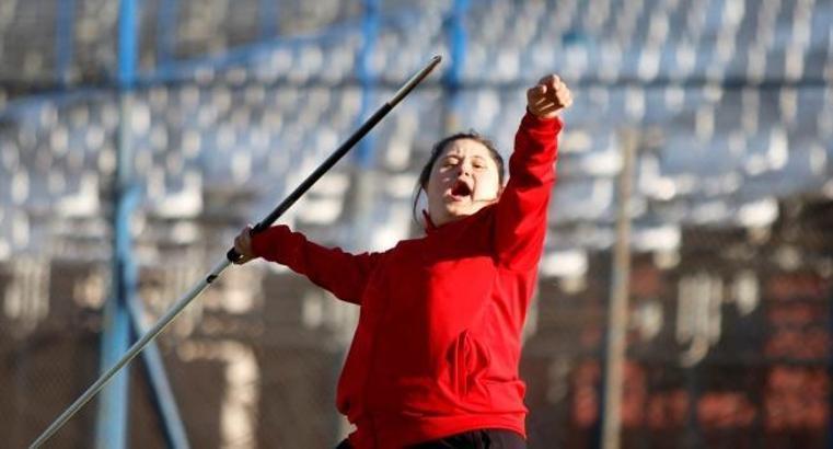 Özel sporcu Beyza'nın hedefi dünya şampiyonluğu