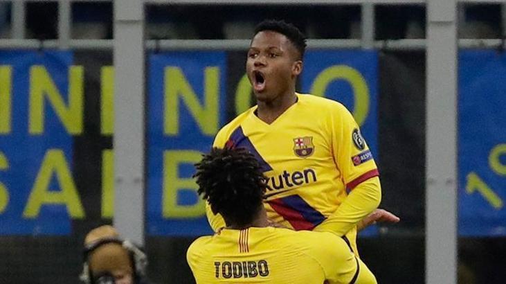 Ansu Fati Şampiyonlar Ligi rekorunu da kırdı! Barcelona..
