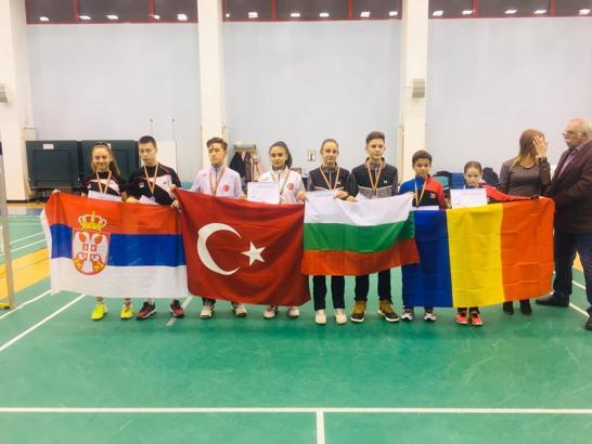 15 Yaş Altı Balkan Badminton Şampiyonası'nda 11 madalya