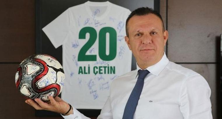Denizlispor'da Başkan Ali Çetin takımdan memnun