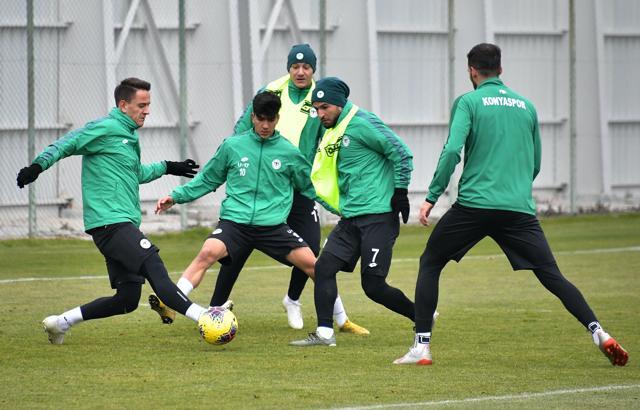 Konyaspor'da, Gaziantep FK mesaisi sürüyor