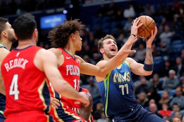 Doncic'ten üç çeyrekte 33 sayı, 18 ribaunt