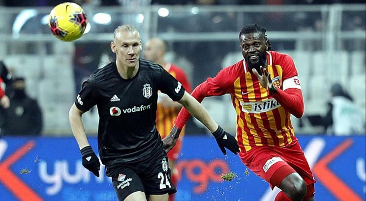 Beşiktaş - Kayserispor maçı kaç kaç bitti?