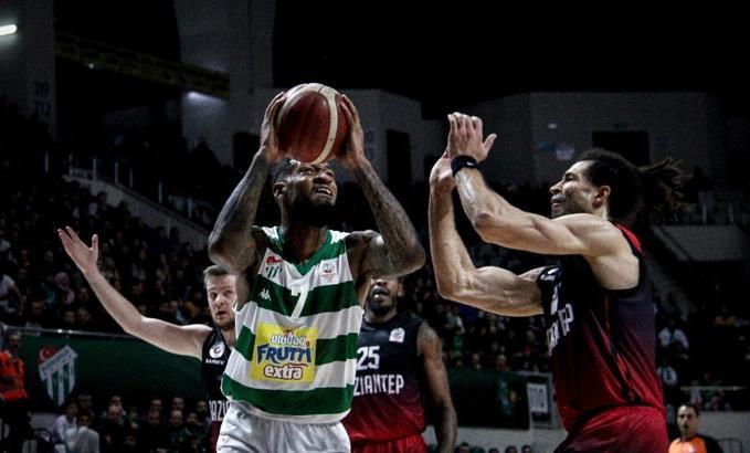 Frutti Extra Bursaspor - Gaziantep Basketbol: 87-106
