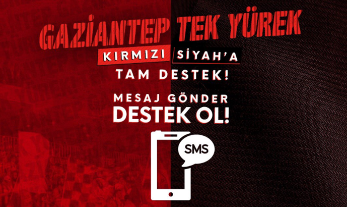 Gaziantep Futbol Kulübü destek kampanyası başlattı