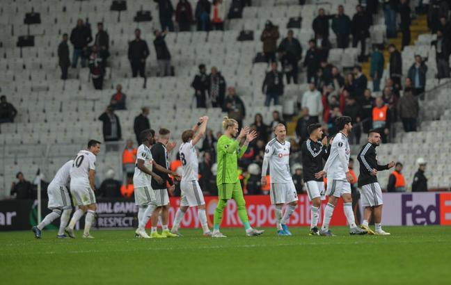 Beşiktaş'ta tribünler boş kaldı
