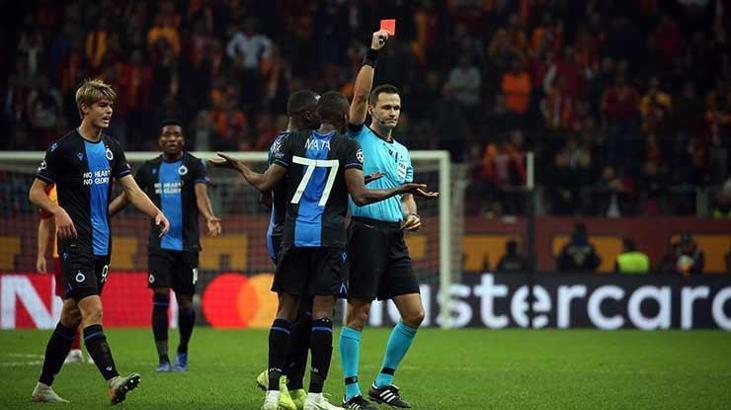 Brugge Galatasaray akrşısında uzatmalarda 9 kişi kaldı