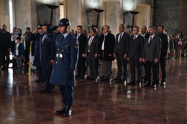 Ankaragücü'nün yeni yönetiminden Anıtkabir'e ziyaret