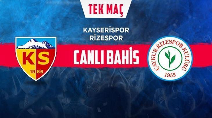 Kayserispor - Çaykur Rizespor maçı iddaa oranları! Heyecan misli.com'da