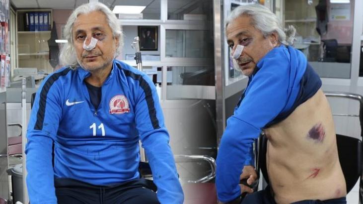 Teknik direktör ve futbolcularını demir sopalarla dövdüler
