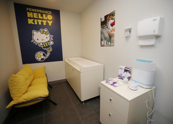 Ülker Stadı'na bebek odası