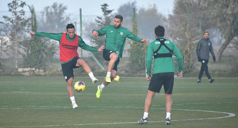 Konyaspor, Beşiktaş maçı hazırlıklarına yeniden başladı