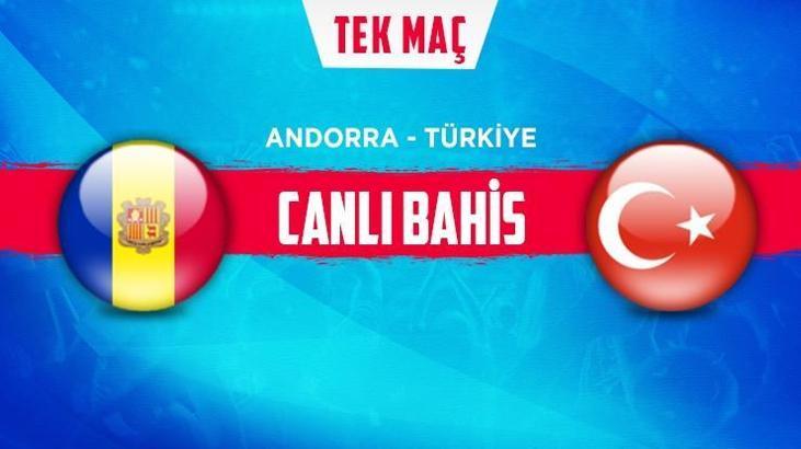 Andorra - Türkiye maçı handikaplı sonuca muhteşem oran