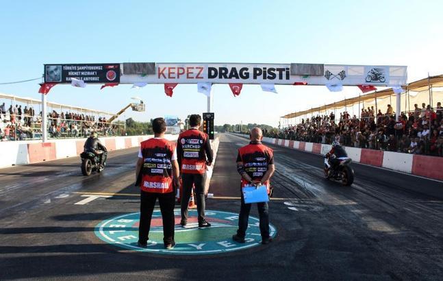 Türkiye Motodrag Şampiyonası'nın 3. ayağı Antalya'da yapıldı