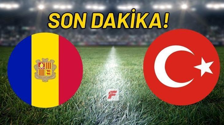Türkiye'nin Andorra ilk 11'i
