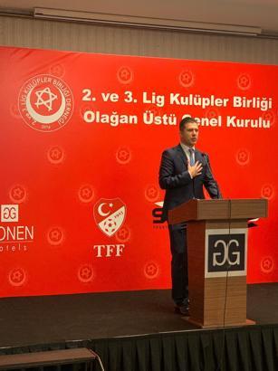 2'nci ve 3'üncü Lig Kulüpler Birliği'nde yeni başkan Volkan Can