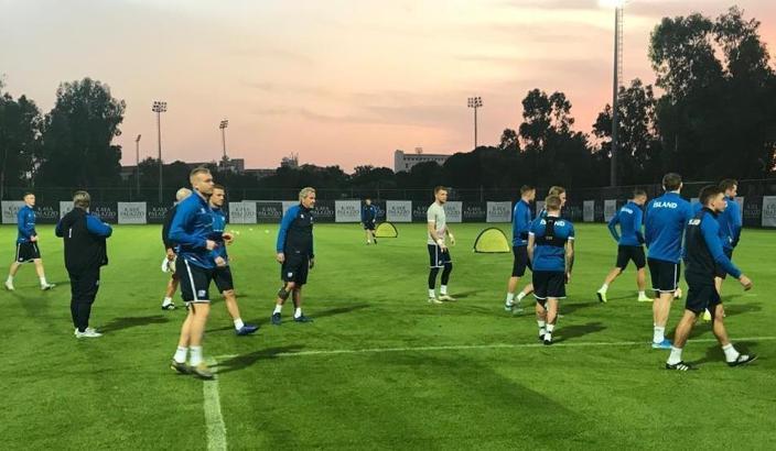 İzlanda Milli Takımı, İstanbul'a geldi