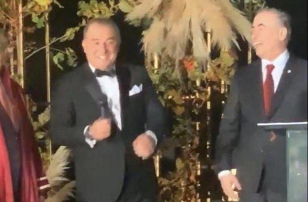 Fatih Terim ve Mustafa Cengiz'in keyfi yerinde
