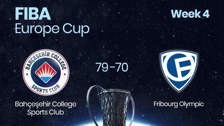 Bahçeşehir Koleji: 79 - Fribourg Olympic: 70