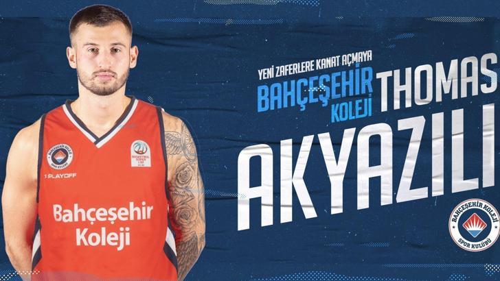 Bahçeşehir Koleji, Thomas Akyazılı'yı transfer etti