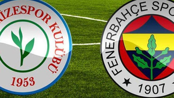 Fenerbahçe ile Çaykur Rizespor 37. randevuda