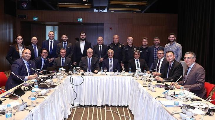 Şampiyonlar Ligi Emniyet ve Güvenlik Toplantısı Riva'da yapıldı