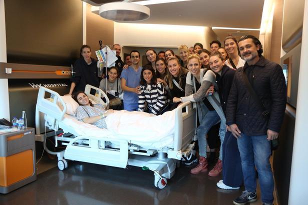 Damla Çakıroğlu'na moral ziyareti