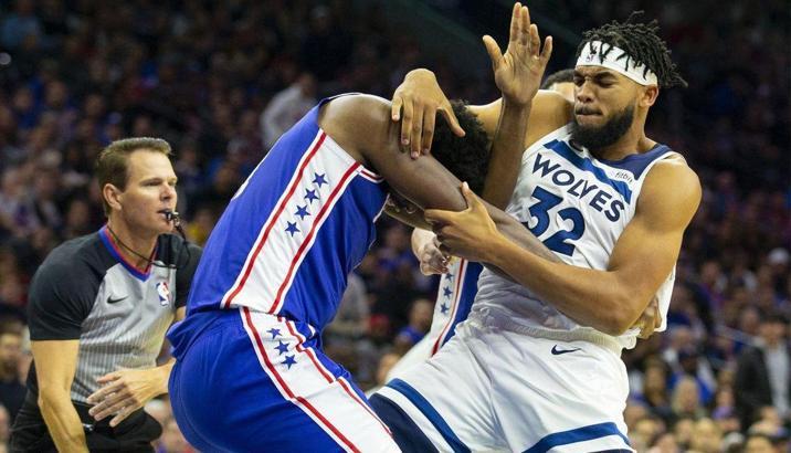 NBA'de Joel Embiid ve Karl-Antgony Towns'a iki maç ceza