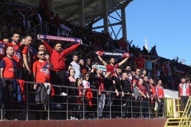 10 bin taraftar Zonguldak Kömürspor'a destek verdi