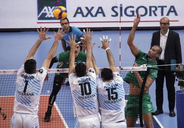 Bursa Büyükşehir Belediyespor - Halkbank maç sonucu: 0-3