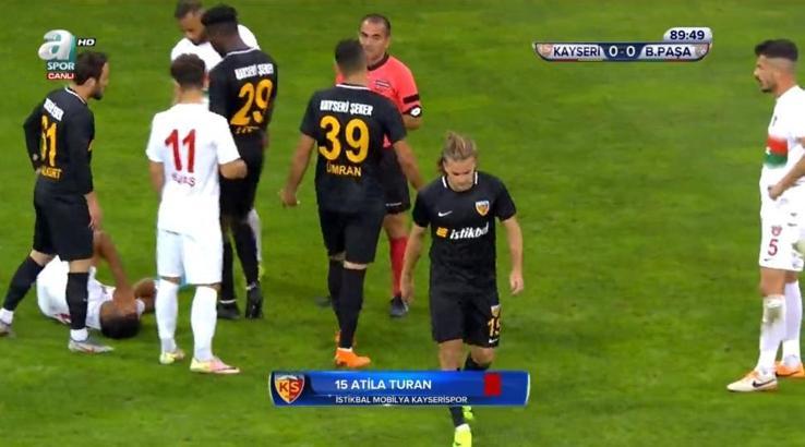 Atila Turan, Kayseri-Fenerbahçe maçında yok