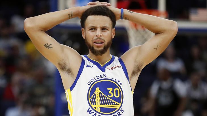 Golden State Warriors'ta Stephen Curry şoku
