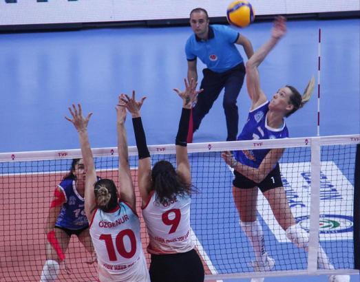 Nilüfer Belediyespor - Türk Hava Yolları maç sonucu: 3-2