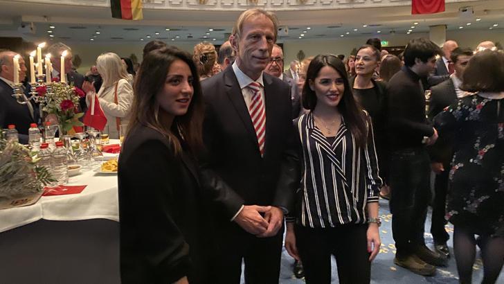 Almanya'daki Cumhuriyet Resepsiyonu'na Christoph Daum da katıldı