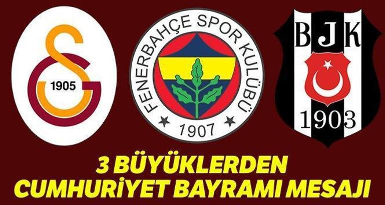 3 büyüklerden Cumhuriyet Bayramı mesajı