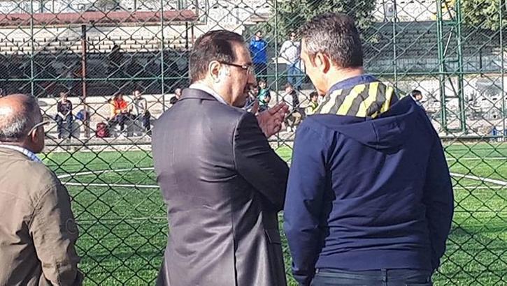 Fenerbahçe Başkanı Ali Koç Gülensu'da altyapı maçı izledi