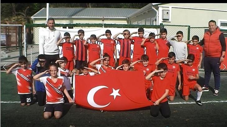 Zonguldak Kömürspor altyapısı 29 Ekim'i coşkuyla kutladı