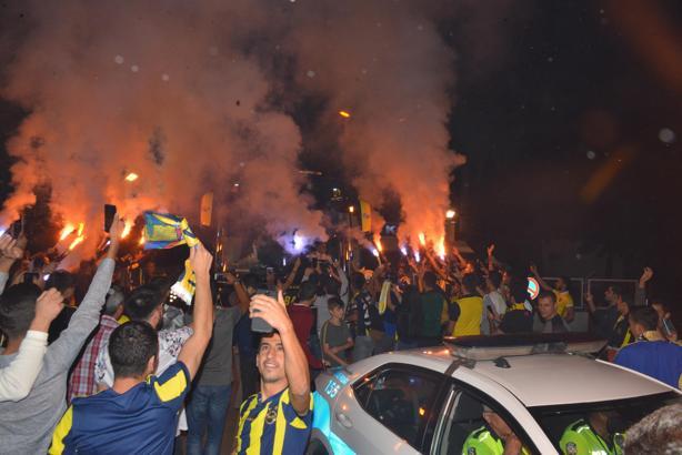 Tarsus'ta Fenerbahçe coşkusu