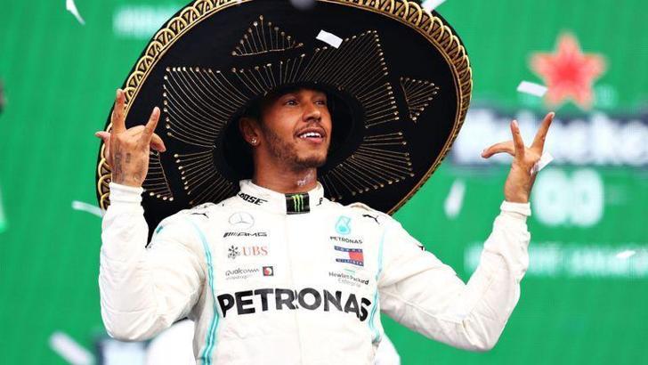 Meksika'da zafer Lewis Hamilton'ın