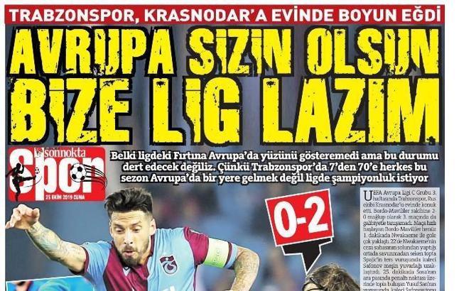 Trabzon'da yerel basın lige döndü