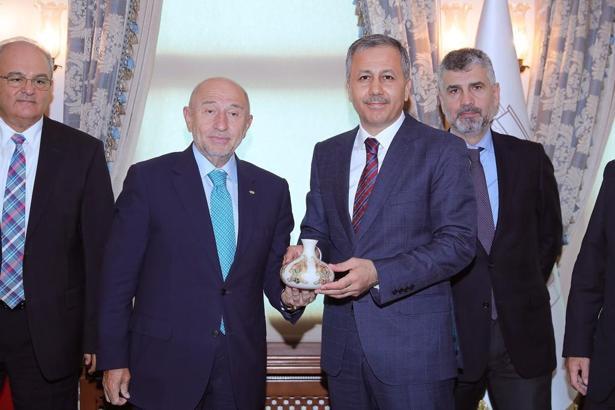 TFF Yönetimi'nden Vali Ali Yerlikaya'ya ziyaret