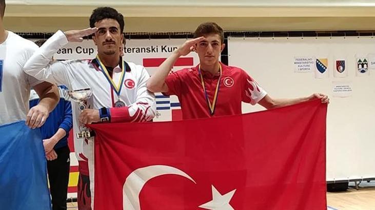 Ferhat Türker, Bosna Hersek'ten madalyayla döndü