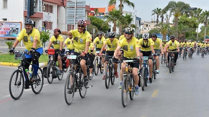Bisikletliler Mersin'de 135 kilometre pedal çevirecek