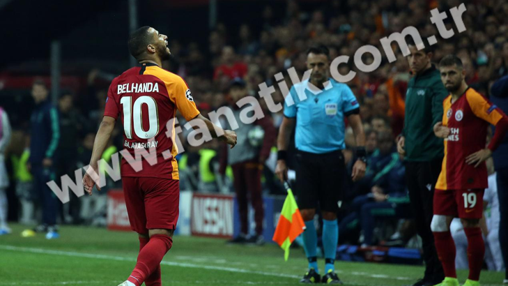 Galatasaray'da Belhanda'dan taraftara küfür